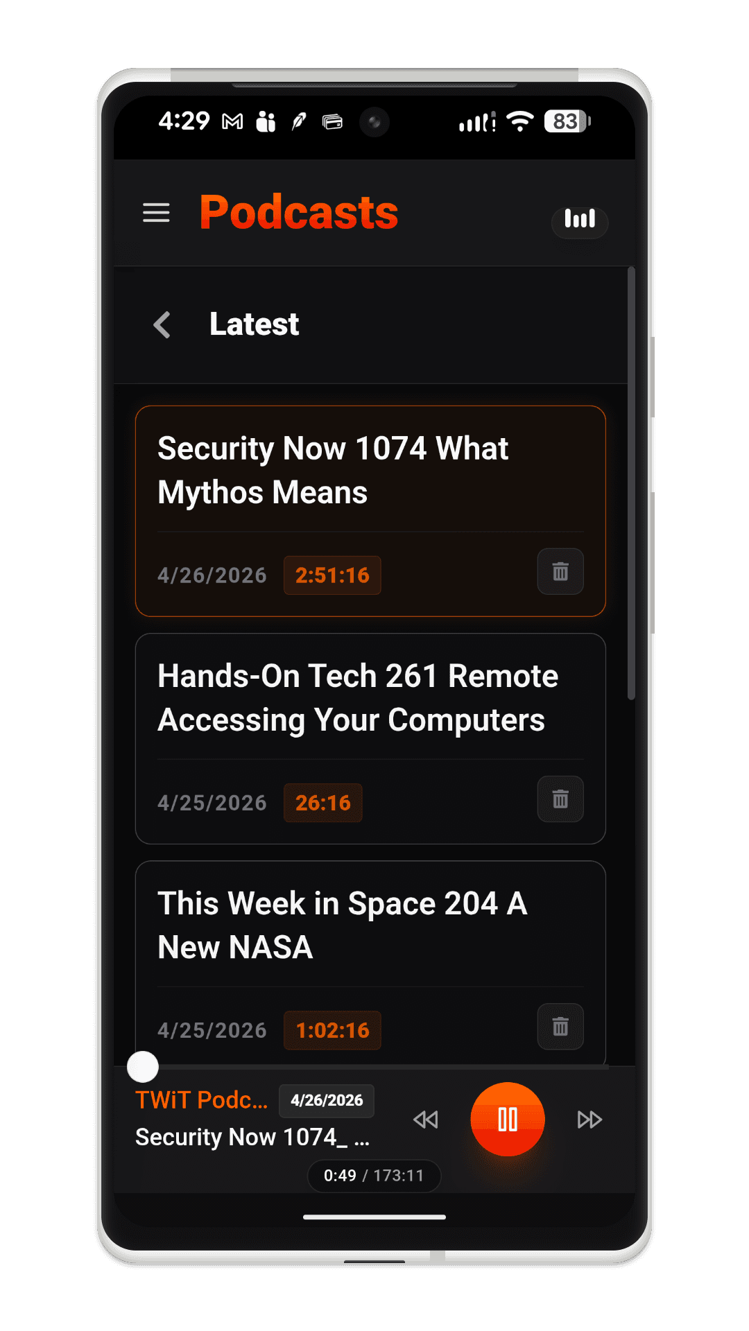 Podcasts & Long-Form Audio