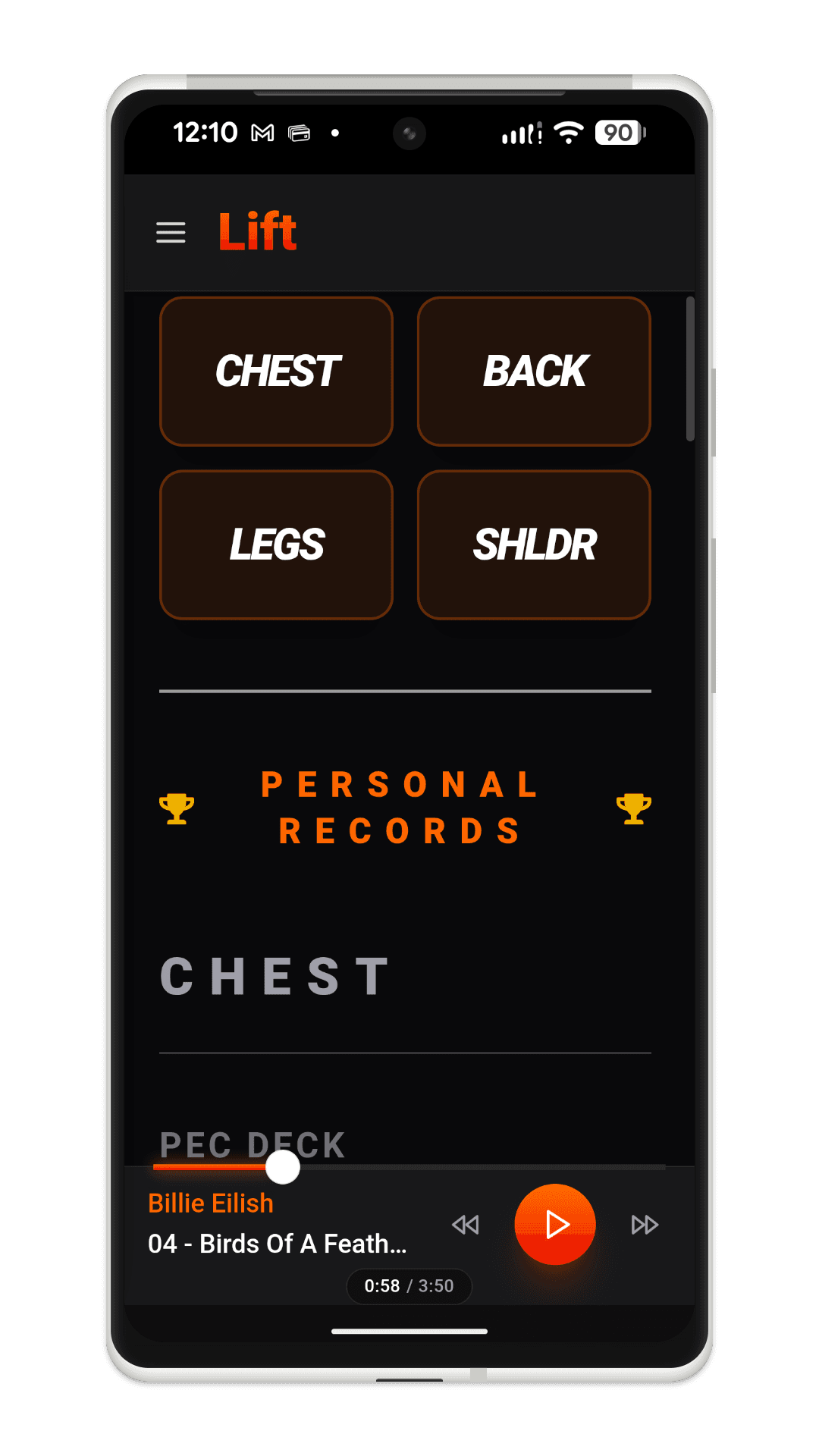 Fitness: Lift